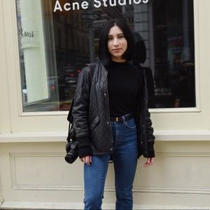 Madewell zip up bomber jacket